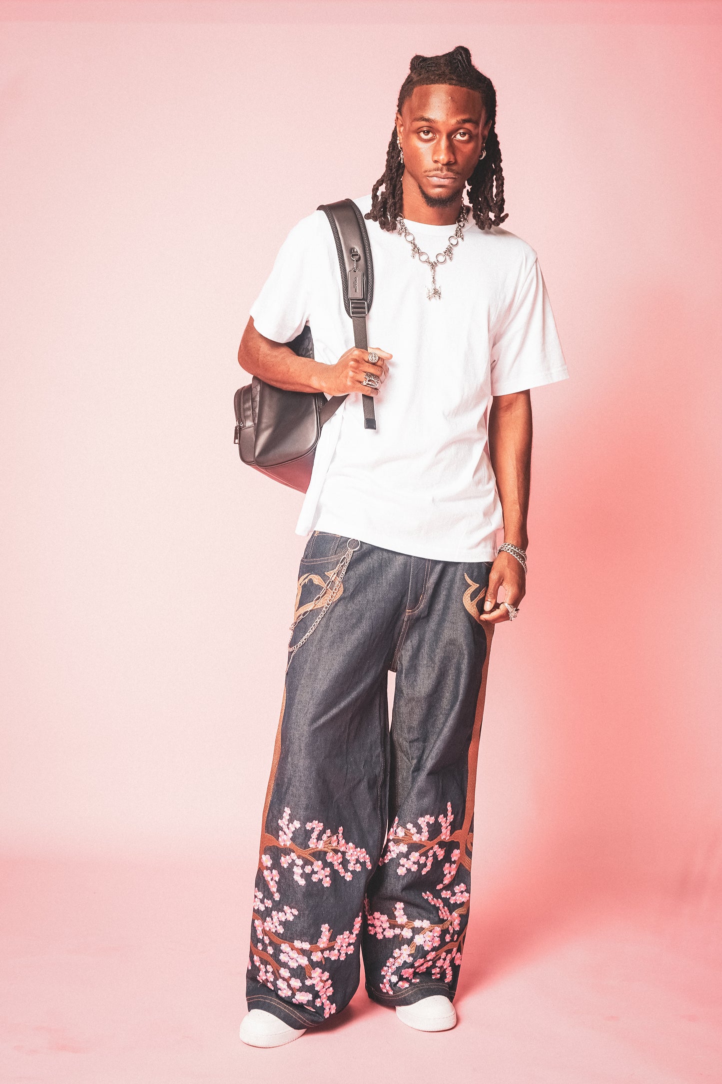 SAKURA DENIM PANTS