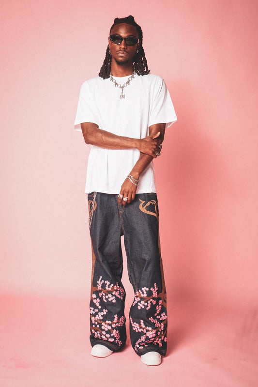 SAKURA DENIM PANTS